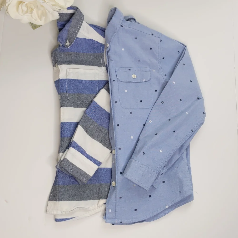 Children's Place, Old Navy Collared Bundle Shirts Blue Size Small 5/6